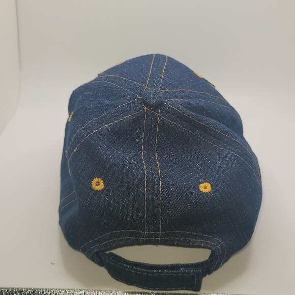Texas TX Starement Denim Ball Cap - Picture 3 of 5